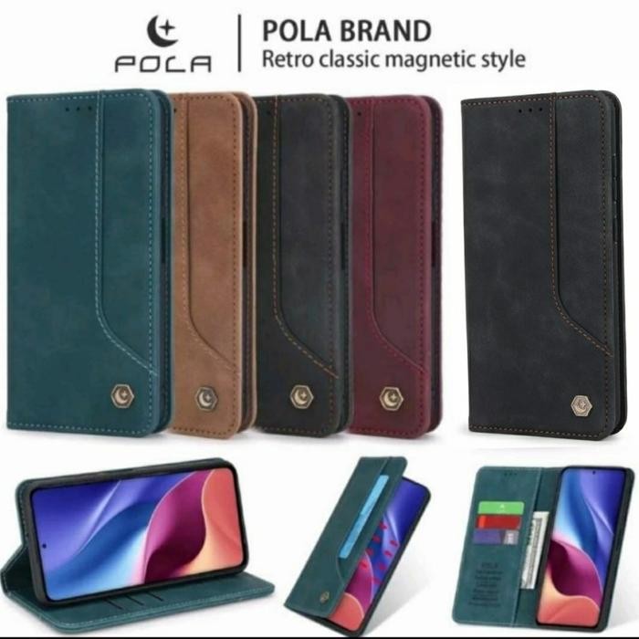 Xiaomi 12 Pro 12Pro Flip Caseme POLA Dompet Kulit Cover Case Casing