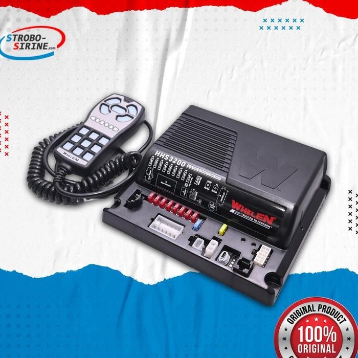 BARU WHELEN HHS3200 BNIB - SIRINE MOBIL POLISI ORIGINAL FREE SETTING