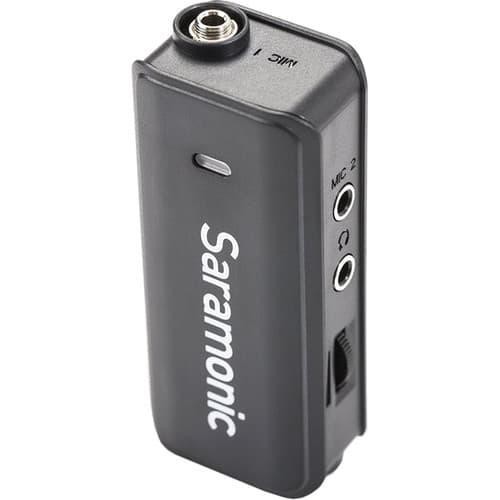 SARAMONIC LAVMIC AUDIO MIXER WITH LAVALIER MICROPHONE