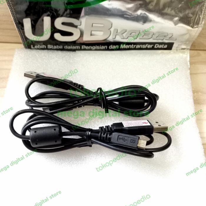 KABEL DATA USB KAMERA NIKON D3400,D3500,D5600,D7500,V3,J4 J5 BAGUS