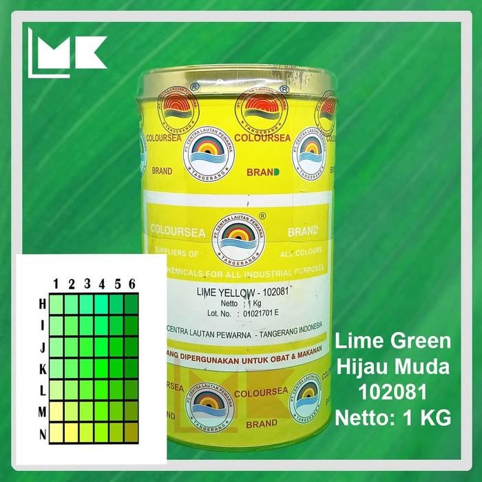 

Pewarna JERUK NIPIS Bubuk untuk SABUN LIME YELLOW 102081 (Water base)