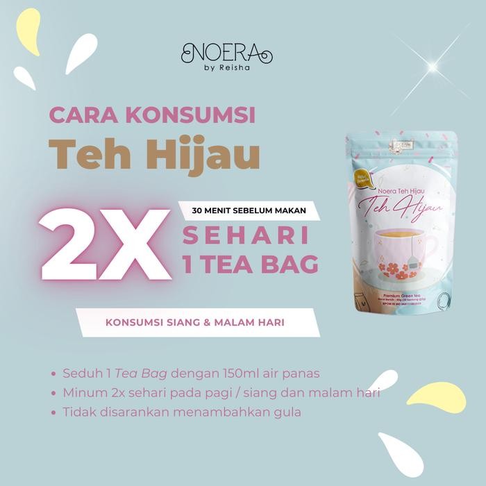 

Promo Noera Paket Teh Hijau 60 Tea Bags + Tumbler Berkualitas