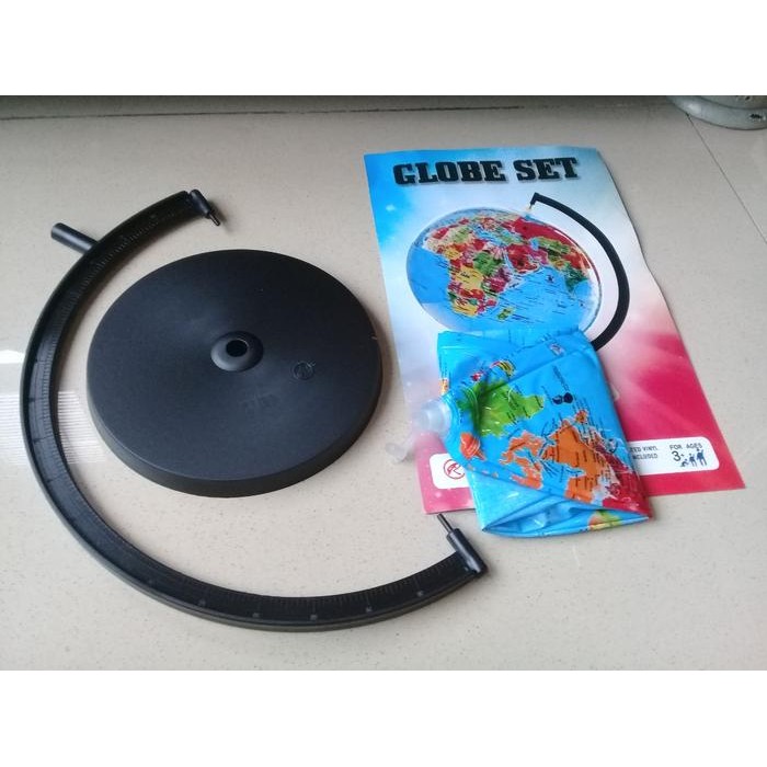 Atlas Globe Set Bola Dunia Peta Dunia Edukasi Geografis Anak
