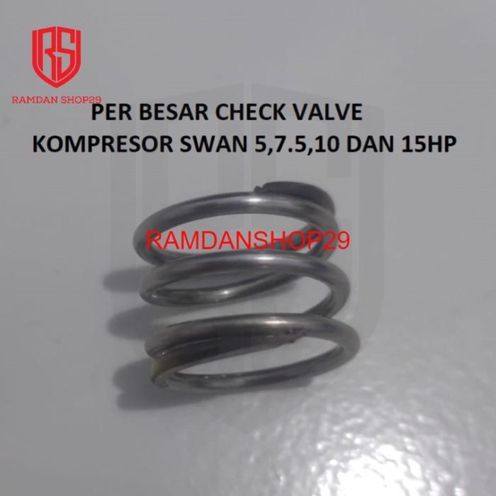 PIR CHECK VALVE KOMPRESOR ANGIN SWAN 5 7.5 10 15 HP