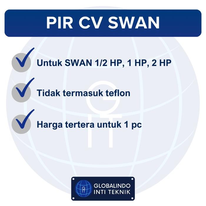 PIR CHECK VALVE KOMPRESOR ANGIN SWAN 1/2 1 2 HP
