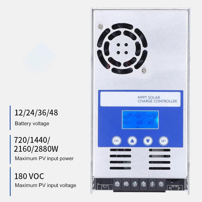 SOLAR CHARGE CONTROLLER MPPT REGULATOR 12V - 48V 60A MPPT-6048 EASUN