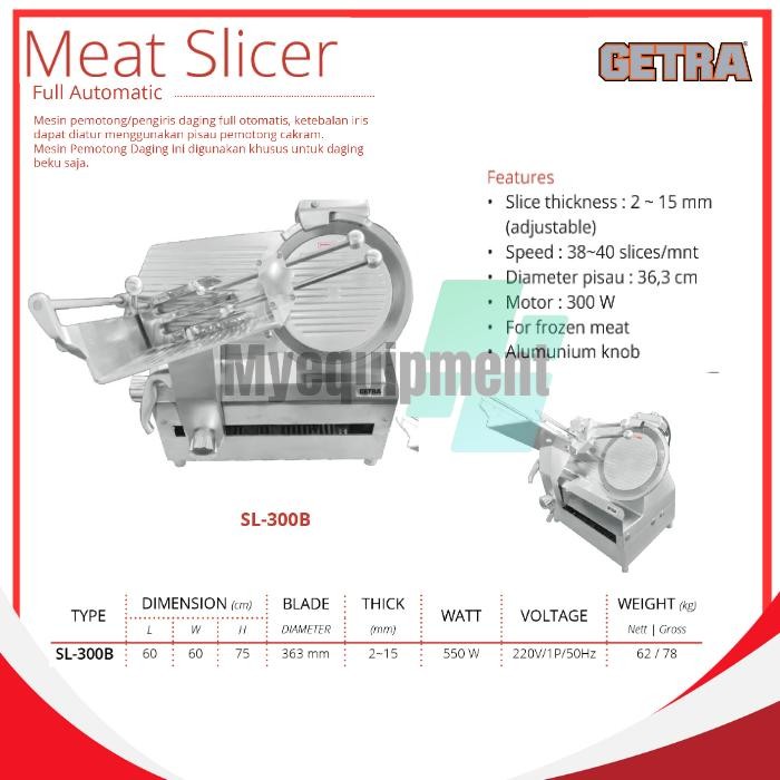 MEAT  SLICER FULL AUTOMATIC GETRA SL-300B