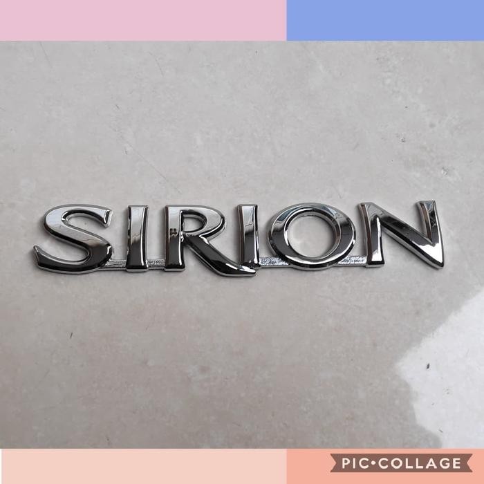 emblem tulisan SIRION untuk daihatsu sirion 2007-2013