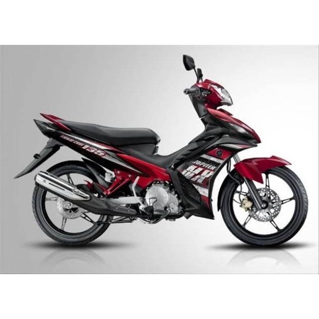 stiker striping motor yamaha Jupiter mx new 135 2013 merah list body