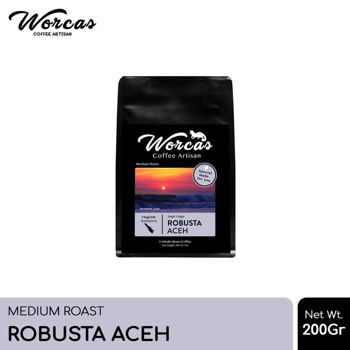 

WORCAS Kopi Robusta Aceh 200gr - Medium Roast