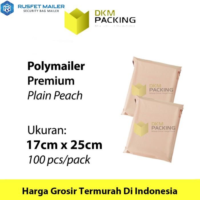 

AMPLOP PLASTIK PACKING 17X25CM POLIMAILER POLYMAILER PEACH /PACK KODE 924
