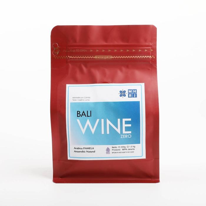 

Kopi Bali Arabica Wine Zero 200g Maharaja roasted Coffee