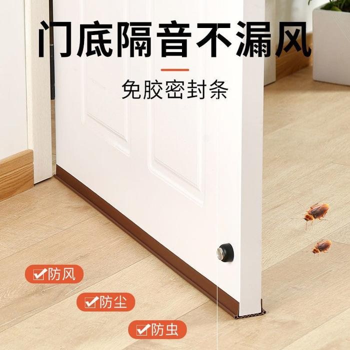 Silikon Penutup Celah Bawah Pintu Alas Pintu Penghalang Debu Kecoa