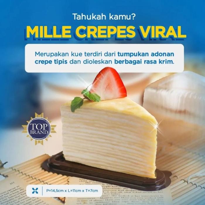 Mika Cake Tray Segitiga @50Pcs / Mika Kue Segitiga / Mika Cake Mini -Gratisongkir