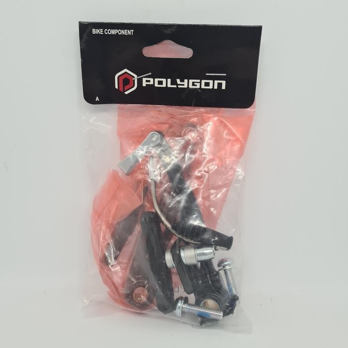 JTTOP" REM V BRAKE TEKTRO WITH LINEAR SPRING BLACK MTB SEPEDA LIPAT ORIGINAL