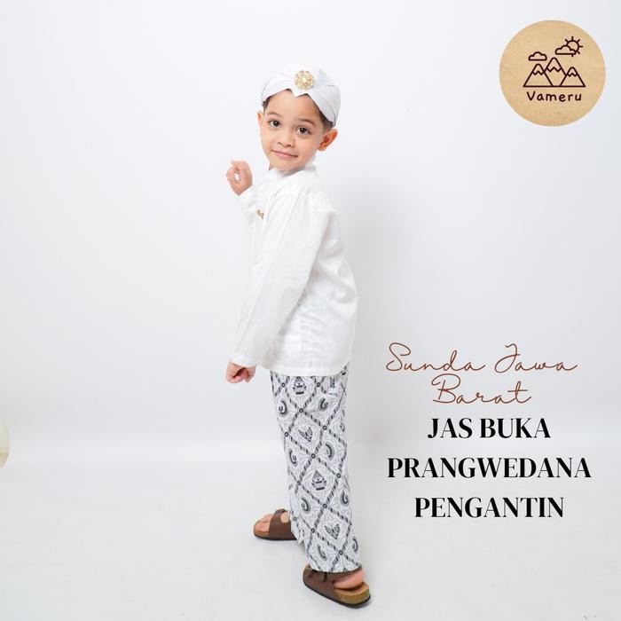 BAJU ADAT ANAK PENGANTIN SUNDA LAKI LAKI