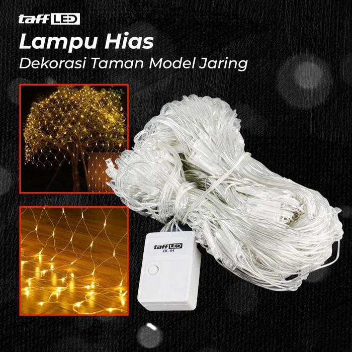 Lampu Hias Jaring Net Jala Led Outdoor Warmwhite Terlaris