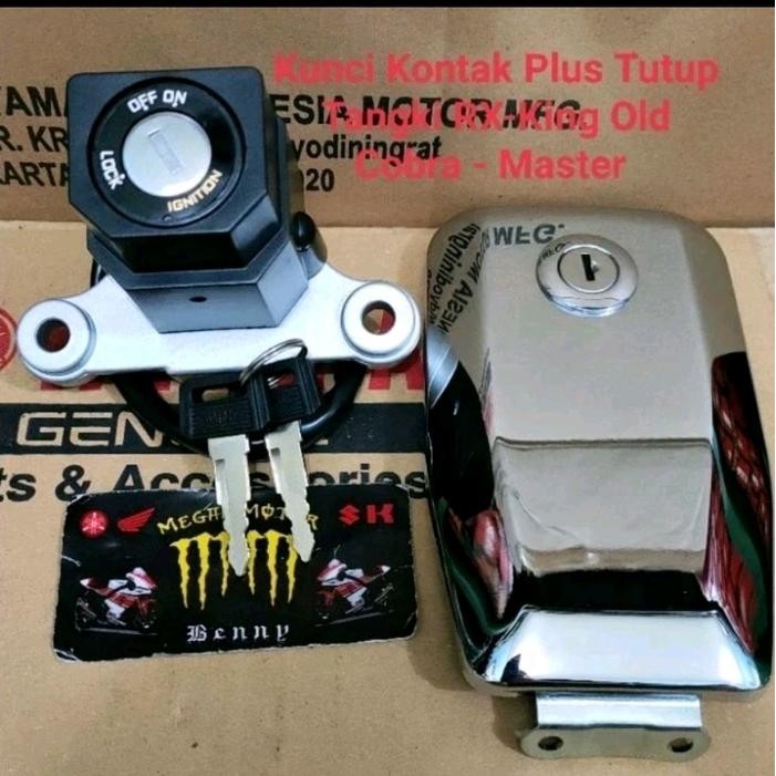 Bagus Kunci Kontak Plus Tutup Tangki Rx-King Old Cobra - Rx-King Master Oem Dikunci Ada Tulisan