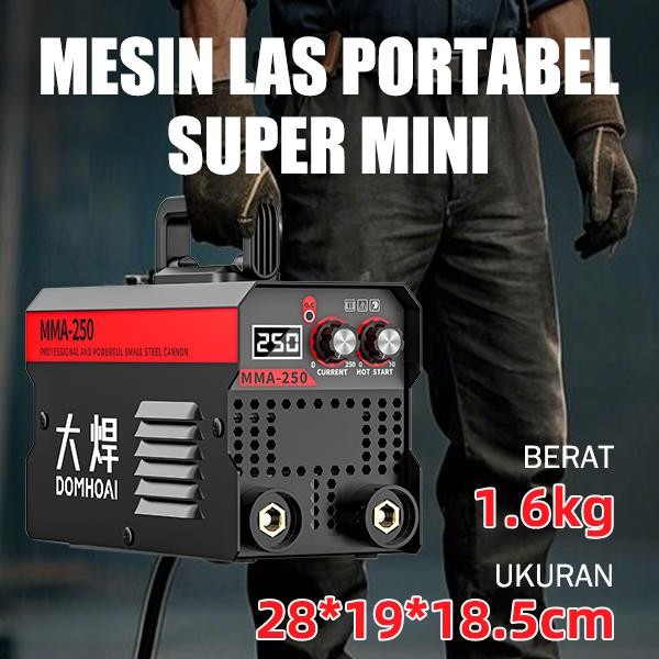 Domhoai Mesin Las Inverter Las Listrik Inverter Mma-250 Mesin Las Igbt Tampilan Digital Definisi