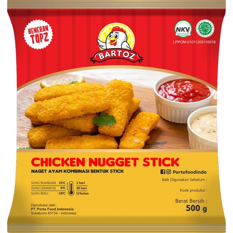 

(Expert) Bartoz Chicken Nugget Ori 250gr