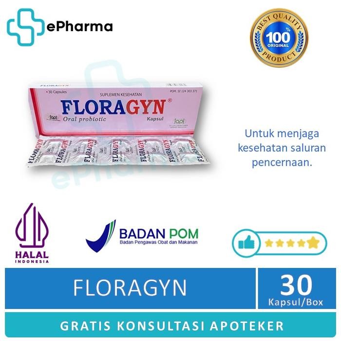 Floragyn Probiotik Feminine health, Bersihkan keputihan dan infeksi saluran kecing Kewanitaan