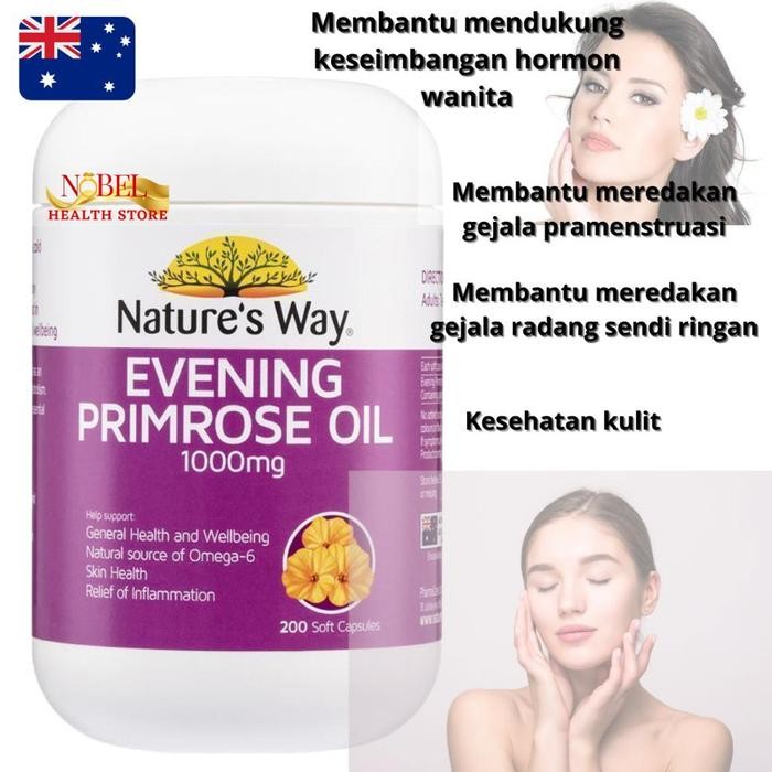 nature's way evening primrose oil 200 soft capsules EPO