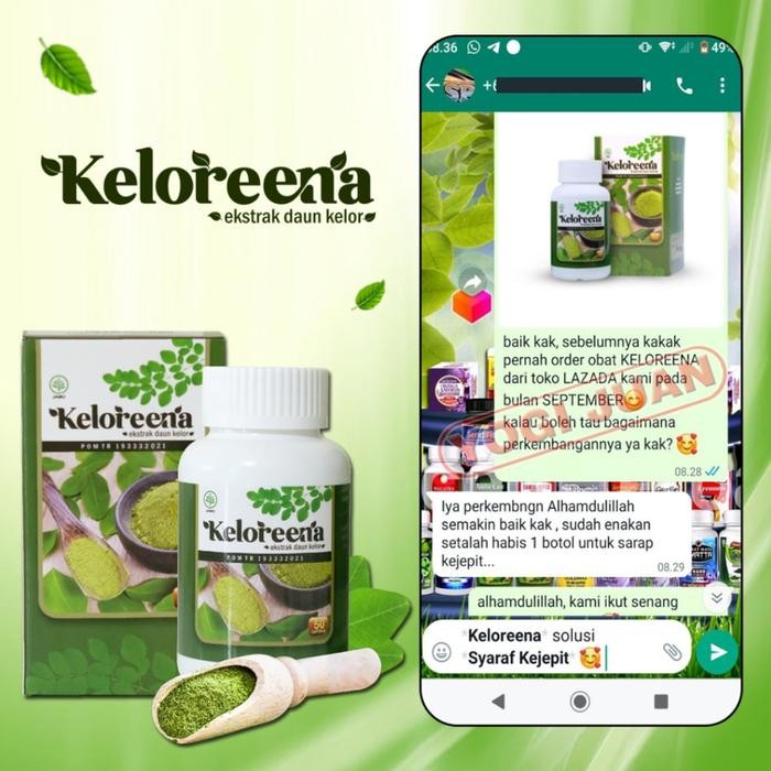 Keloreena - Untuk Syaraf Kejepit, Sakit Pinggang Sampai Paha / Sciatica, Sakit Menjalar Sampai