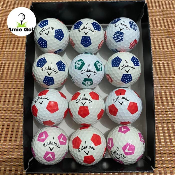 Bola Golf Second Bekas Cllwy Motif Soccer Sepak Bola Grade A