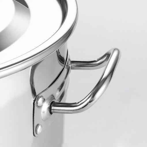 Ollahom Dandang Stainless SUS 304 Dandang Panci Bakso Dapur Panci Serbaguna Kitenware