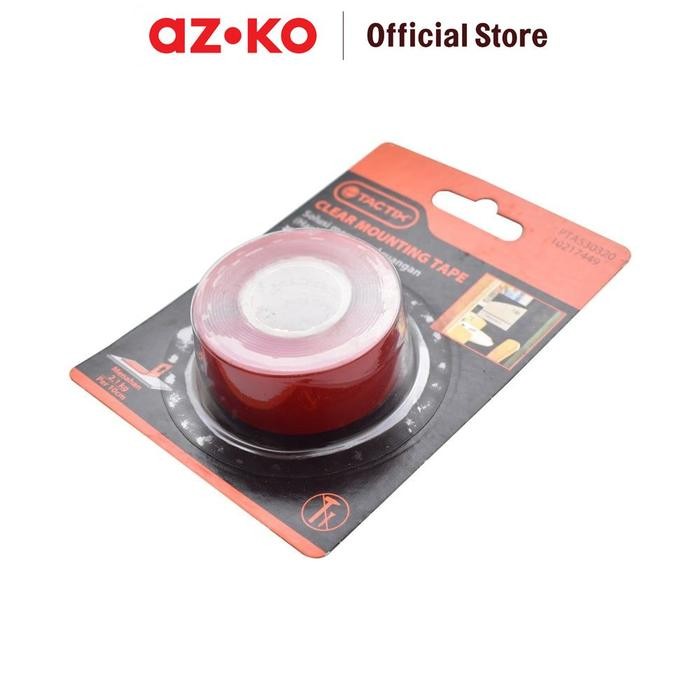 

Stok Baru AZKO Tactix Mounting Tape Clear 1.5 Mtr