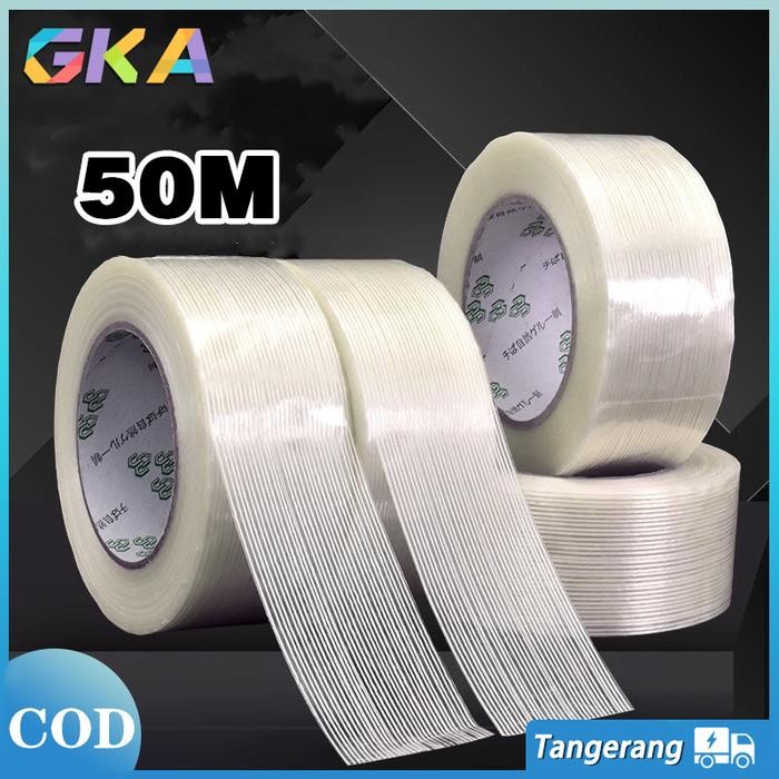 

Stok Baru 3cm*50Tape Fiberglass/Strip Fiber Tape/Lakban Strong Fiber Tape