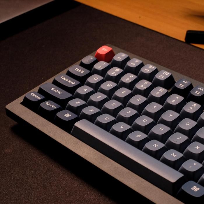 Keychron V6 Max QMK/VIA ( Hot-Swappable ) Wireless Fully Assembled Knob - Carbon Black