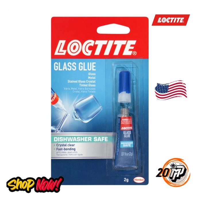 

Stok Baru Loctite Lem Perekat Kaca Glass Glue USA