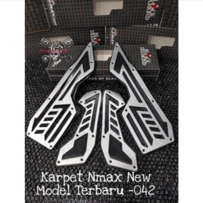 Karpet Motor Nmax-155 2020 - 2022 New Model 042 Original Black Diamond