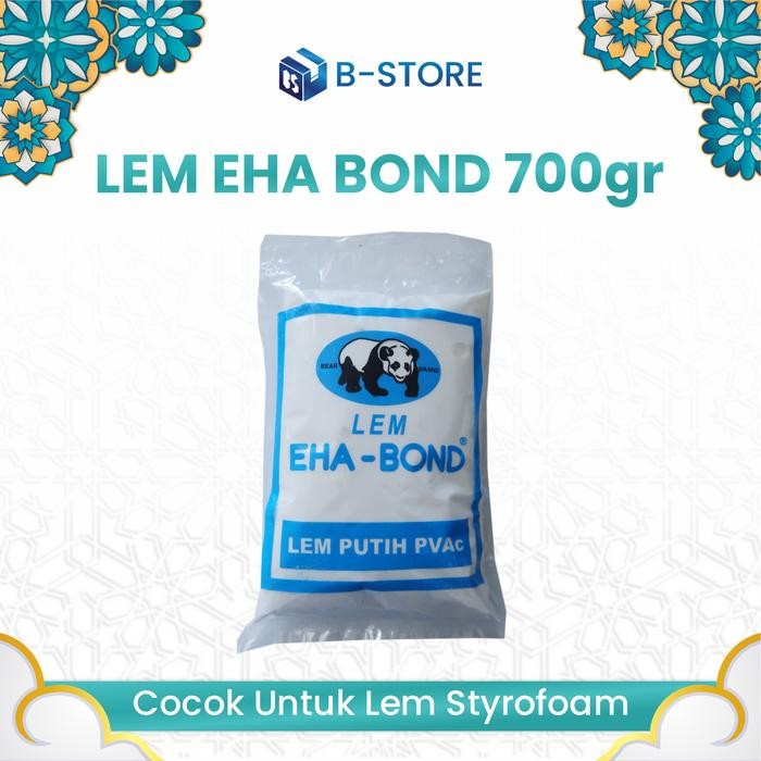 

Stok Baru Lem Styrofoam Putih PVAc EHA BOND 700gr
