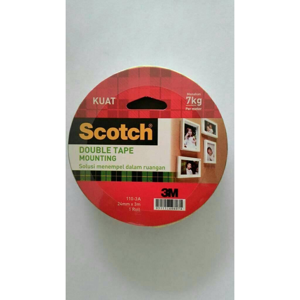 

Stok Baru Doubletape mounting SCOTCH merekat kuat