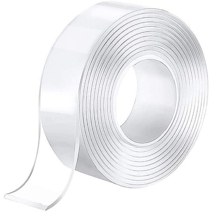 

Stok Baru Double Tape Nano Bening 3 cm x 3 M x 2 mm / Double Tape Bening