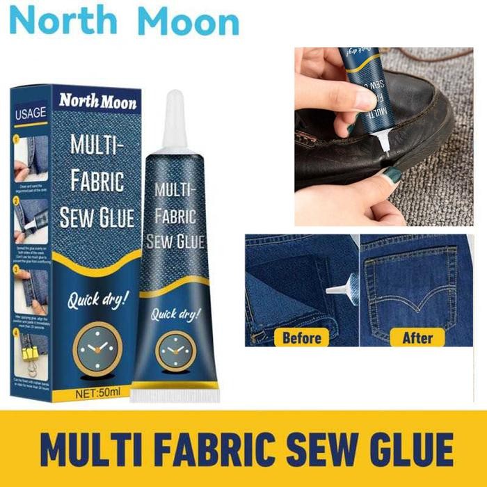

Stok Baru Lem Perekat Kulit Sepatu Kain Celana Serbaguna Super Sew Glue 50ml