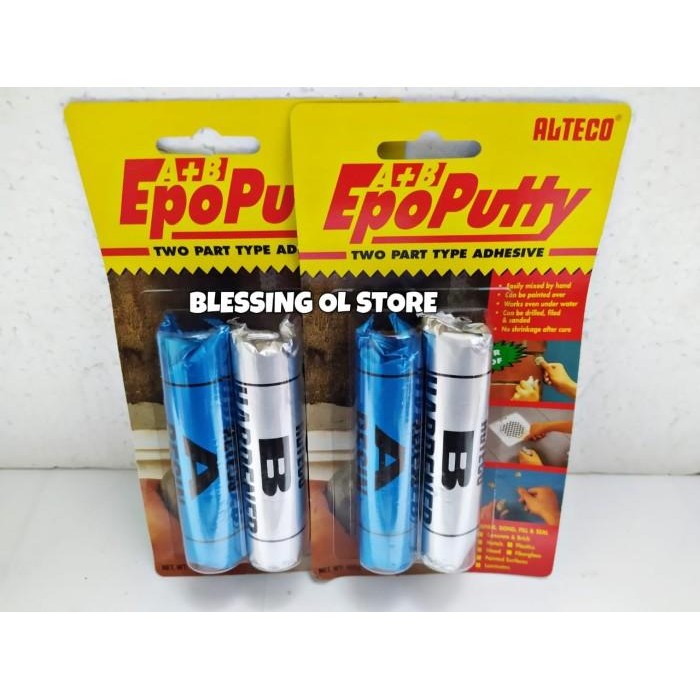 

Stok Baru LEM PORTING RESIN EPOXY EPO PUTTY 100 GRAM/LEM EPOPUTTY /LEM SERBAGUNA