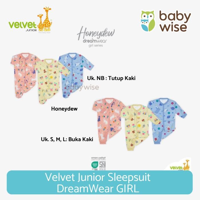 Velvet Junior Sleepsuit DreamWear GIRL