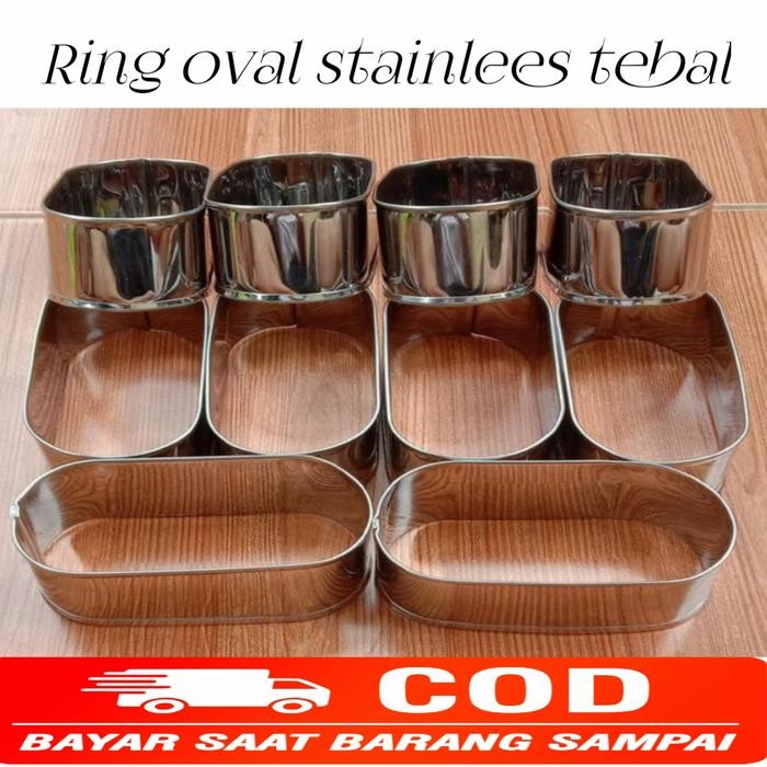 ring cutter oval 10 cm/ring roti/ring cutter murah