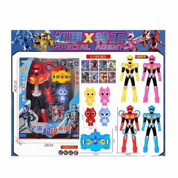 Mainan Robot Mini Force + Asesoris