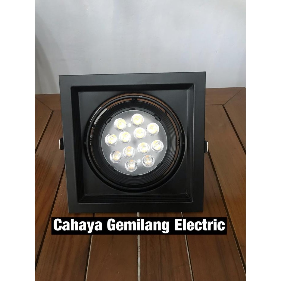 KAP LAMPU DOWNLIGHT AR111 AR 111 HALOSPOT LED SOROT 12W 12WATT QR