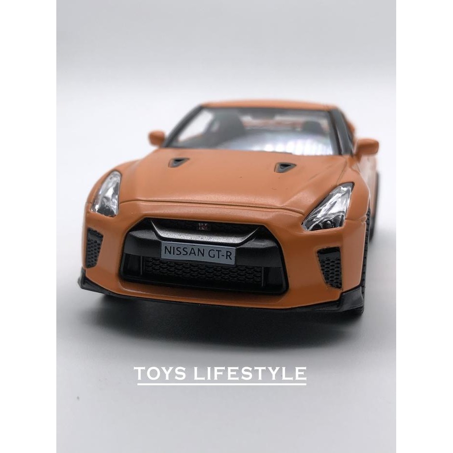 Rmz Diecast - Nissan Gt-R Skala 1:32 (Orange Matte)
