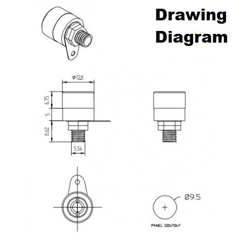 Terlaris Banana Plug Female Socket 4Mm Panel Mount Konektor Soket Jack Terminal Ongkir Termurah