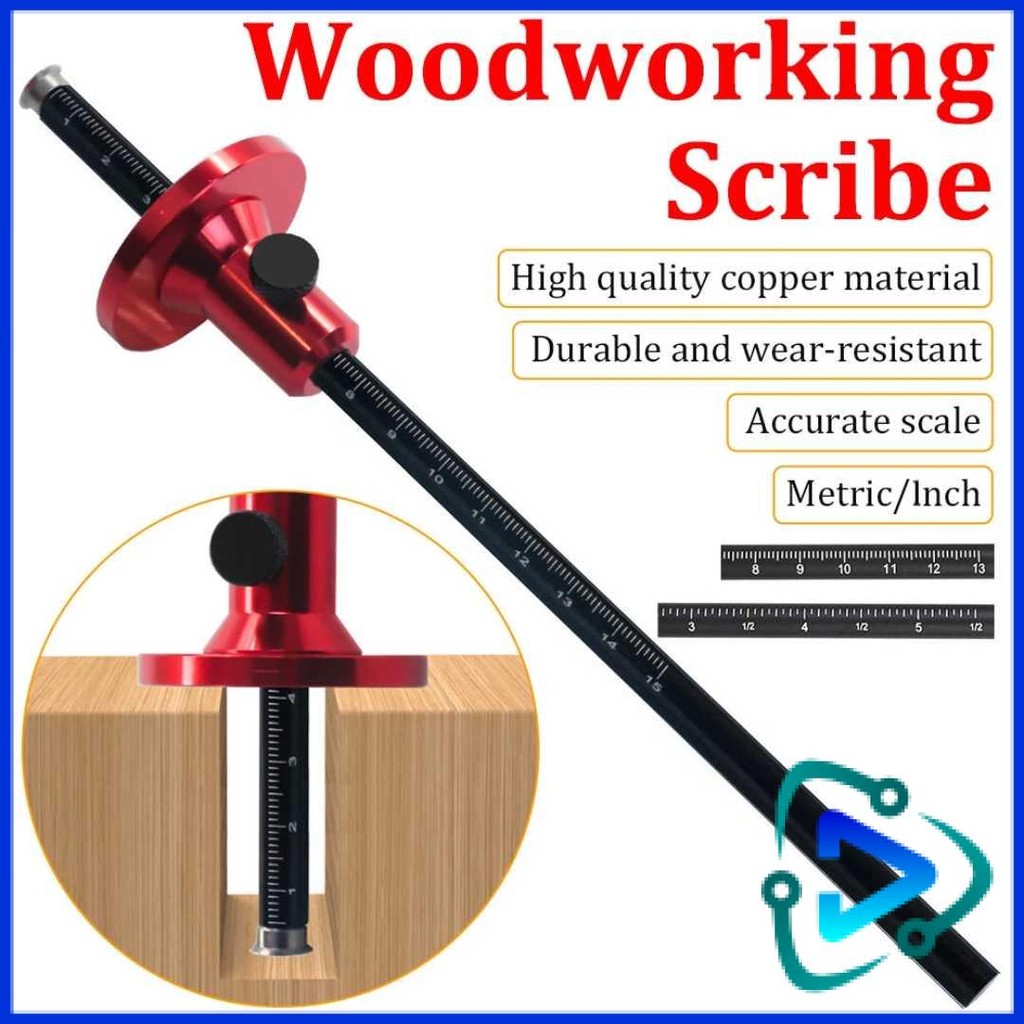 

AIX Marking Gauge Scriber European Ruler Woodworking Wheel - A-71