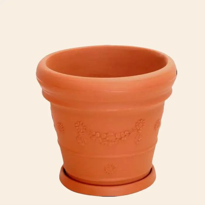 Pot Bunga Besar Terracotta No. 60 + tatakan 5507