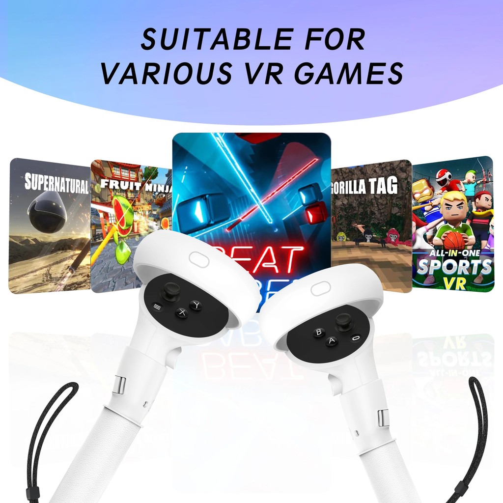 VR Game Handle Accessories Compatible with Oculus Quest 2