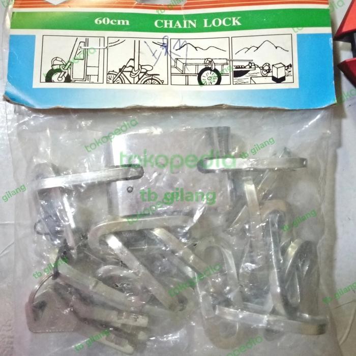 gembok rantai yale baja seling kunci sepeda gerobak motor helm nomor