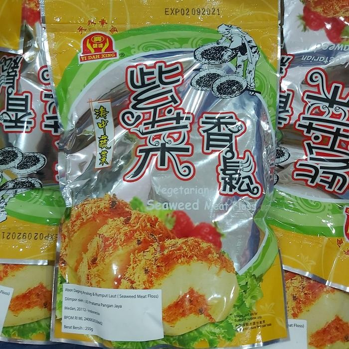 

BARANG TERLARIS Vegetarian seaweed meat floss / abon rumput laut vegetarian